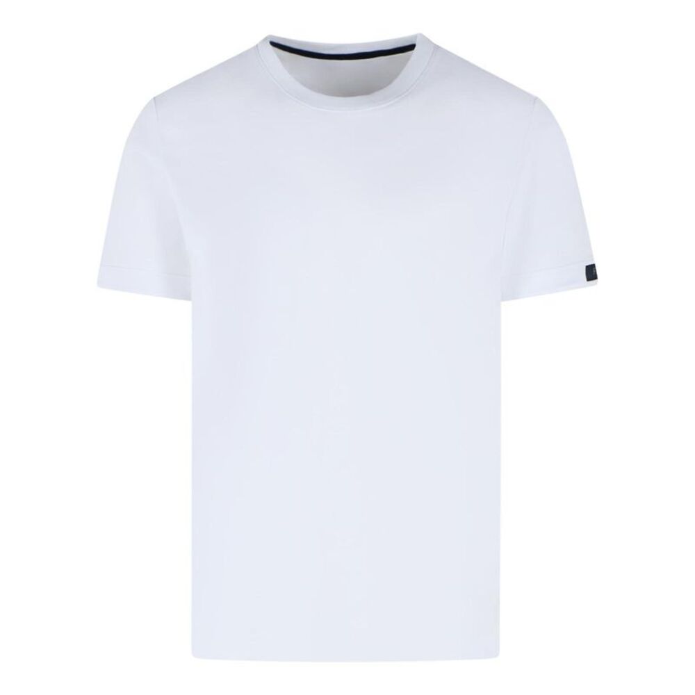 Fay White Cotton T-Shirt Men
